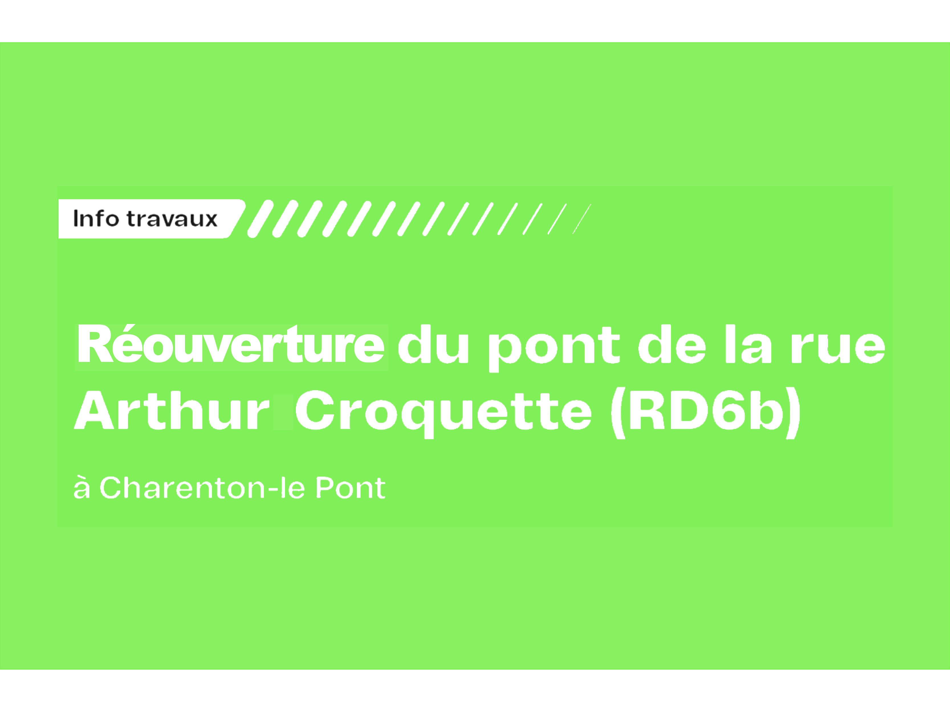 chantier croquette