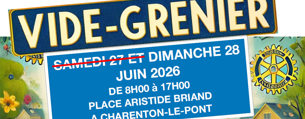 Vide grenier Rotary