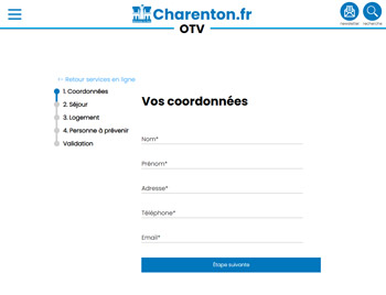 Formulaire en ligne