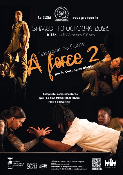 Semaines d'Information sur la Santé Mentale : spectacle « À Force 2 » samedi 10 octobre à 15h au T2R !